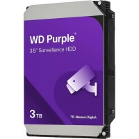 Жорсткий диск Western Digital Purple Surveillance 3TB 5400rpm 128MB (WD34PURZ)
