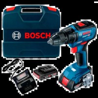 Акумуляторний дриль-шурупокрут + 2 акб 18 В / 2 А•г + ЗП GAL 18V-20 + L-Case Bosch Professional GSR 18V-50 (06019H5000)