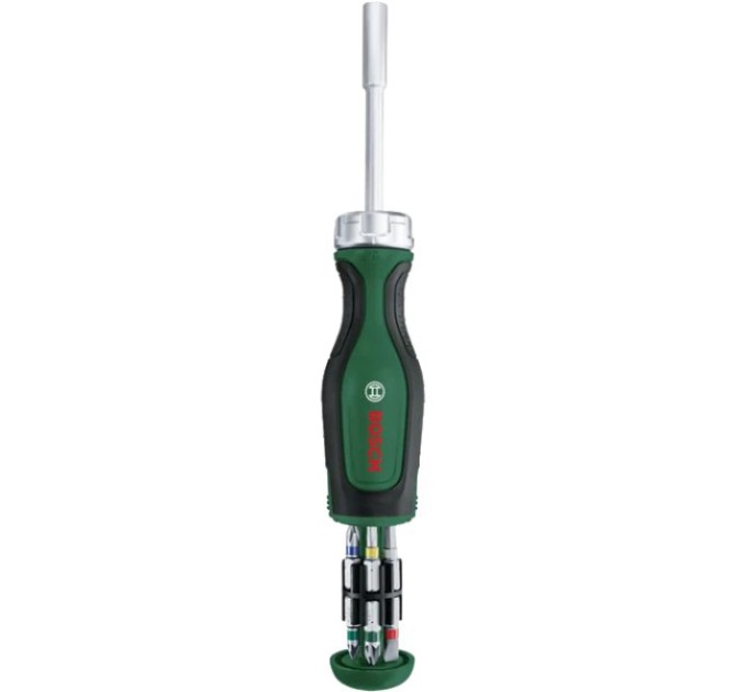 Викрутка з тріскачкою Bosch (1600A02BX2) 12 бит купити.