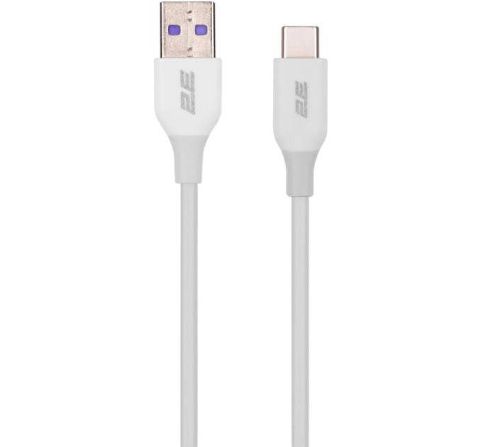 Кабель заряджання/синхронізації 1м білий 2E Type-C, Glow USB-A > USB-C купити.