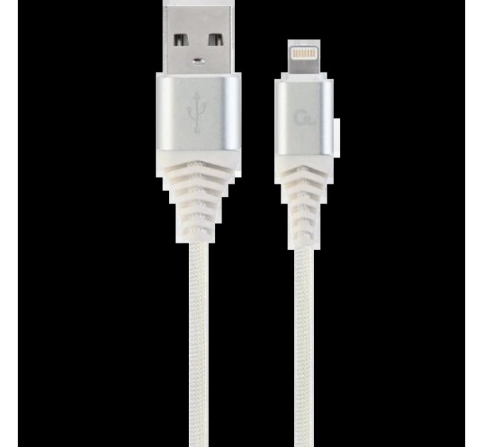 Кабель Cablexpert CC-USB2B-AMLM-1M-BW2 USB 2.0/Lightning 1м