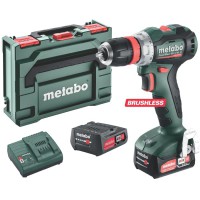 Акумуляторний безщітковий дриль-шуруповерт Metabo PowerMaxx BS 12 BL Q 12V 2x2Ah Li-Power (601045500)