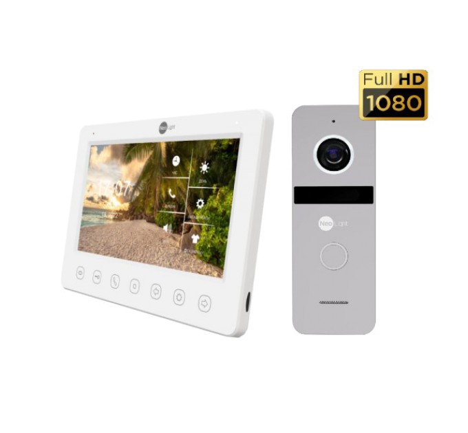 Комплект відеодомофона Neolight KAPPA HD KIT Silver купити.