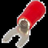 Ізольований наконечник вилковий 0.5-1.5 кв.мм червоний Enext e.terminal.stand.sv.1,25.5.red