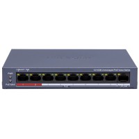 Комутатор 8 портів некерований Hikvision DS-3E0109P-E/M(C) POE