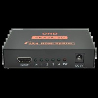 Активний HDMI сплітер 1=>4 порта 4K, 2K DC5V/2A