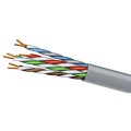 Кабель вита пара ЗЗКМ (UTP мідь внут) ЗЗЦМ Cat. 5e U/UTP 4х2х24 AWG(0,51), бухта 305м