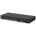 Комутатор 8 портів некерований Dahua DH-PFS3110-8ET1GT1GF-96 PoE купити.