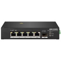 Комутатор 4 порти некерований Hikvision DS-3T0306HP без БП