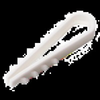 Дюбель-ялинка 6 мм під круглий кабель білий (пач. 100 шт.) APRO FT-6