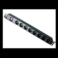 Фільтр 8 розеток без кабелю 19 '' з вимикачем Hypernet SPP8-WC