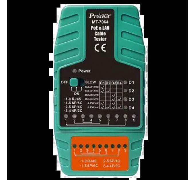 Тестер кабелю Pro'sKit MT-7064 купити.