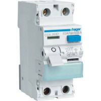 Диференціальне реле 2P, 6kA, 63A, 30mA, A Hager CDA263D