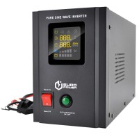 ДБЖ з правильною синусоїдою (480 Вт) 5/10А, під зовнішню АКБ  Europower PSW-EPB800TW12