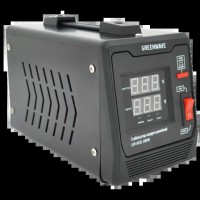 Стабілізатор напруги релейний 1xShuko, DC140-260V, AC220, BOX, Q Green Wave Mauser 500VA (350Вт)