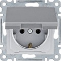 Розетка із з/к з кришкою Hager Lumina WL1152 16А/230В купити.