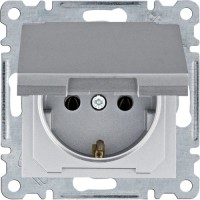Розетка із з/к з кришкою Hager Lumina WL1152 16А/230В