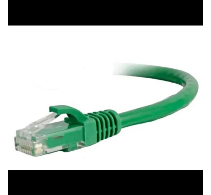 Патч-корд литий зелений UTP, RJ45 1m, кат. 5Е Dtech PC-UTP-1M-GN