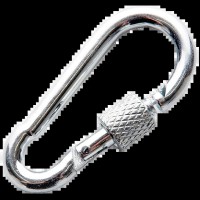 Карабін із замком APRO М8х80 мм оц. (10 шт.)
