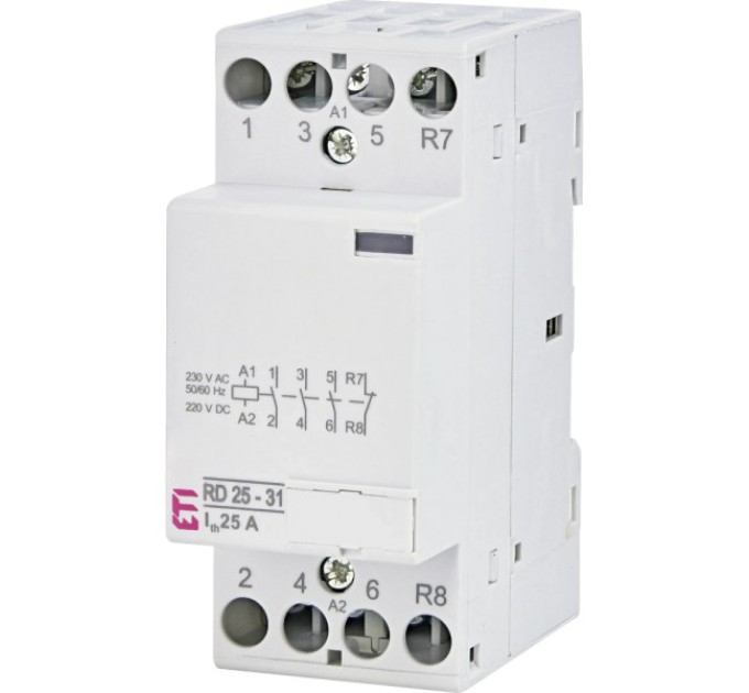 Контактор модульний ETI RA 25-31 230V AC купити.