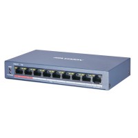 8 портовий POE комутатор Hikvision Hikvision DS-3E0109P-E/M(B)