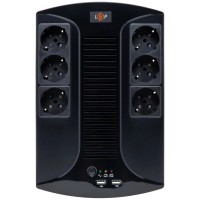 Джерело безперебійного живлення LogicPower Logicpower LP 650VA-6PS (455Вт)