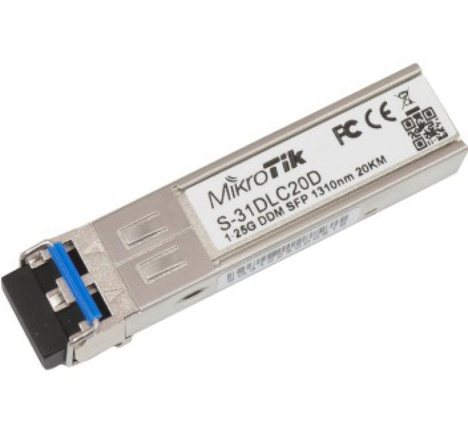 оптичний модуль SFP 1.25G MikroTik S-31DLC20D купити.