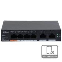 Комутатор 4 порти керований Dahua DH-CS4006-4GT-60 PoE