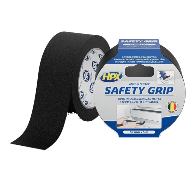 Стрічка самоклеюча проти ковзання HPX SB5005 SAFETY GRIP 50мм x 5м купити.