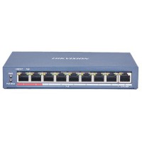 8-портовий некерований POE комутатор Hikvision Hikvision DS-3E0109P-E(C)