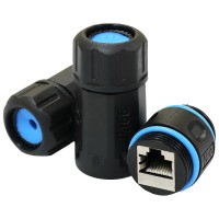 Водонепроникний з'єднувач LW IP68 RJ45-RJ45 STP кат.6 Водонепроникний з'єднувач LW IP68 RJ45-RJ45 STP кат.6