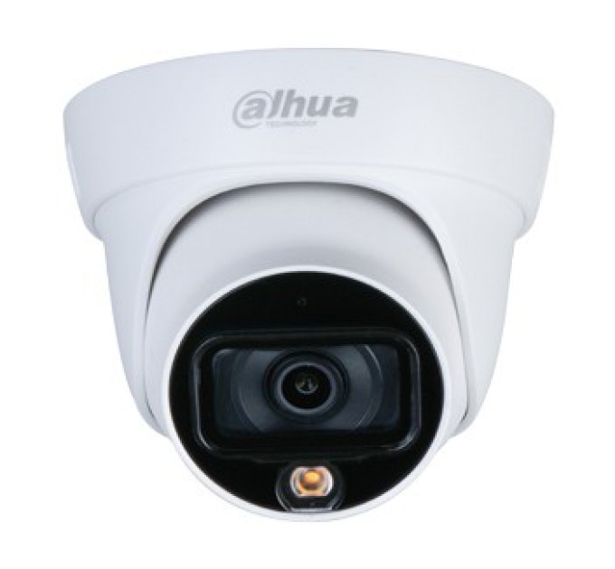 5мп HDCVI відеокамера Dahua з підсвічуванням DH-HAC-HDW1509TLP-A-LED (3.6 мм) купити.