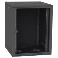 Шафа серверна IPCOM СН-18U 600х450 стекло RAL9005 Шафа серверна IPCOM СН-18U 600х450 стекло RAL9005