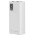 Повербанк TITANUM 728S 30000mAh 22.5W White