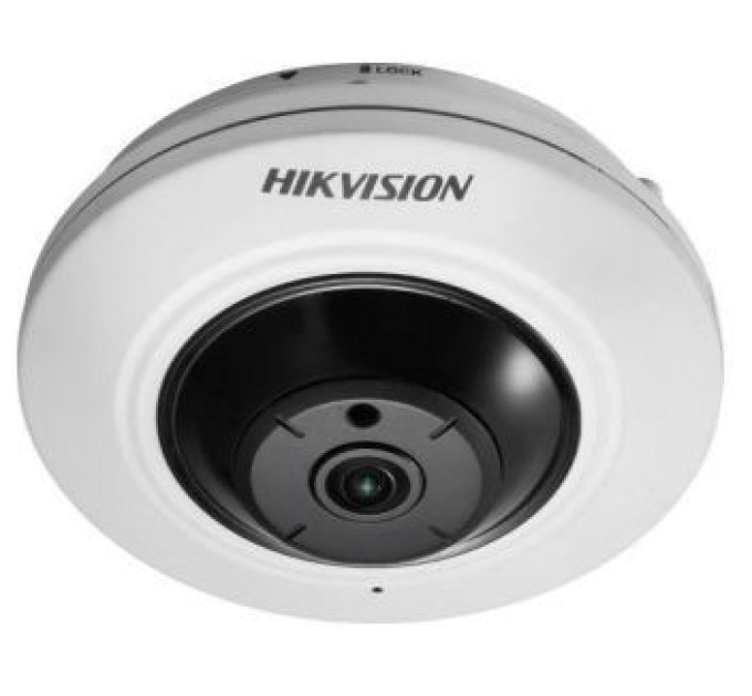 5мп Fisheye IP відеокамера Hikvision з функціями IVS і детектором осіб Hikvision DS-2CD2955FWD-I (1.05 мм)