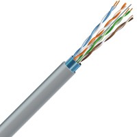 Кабель FTP мідь внутрішній ЗЗКМ Cat. 6 F/UTP 4x2x23 AWG (К) (70910061) бух. 500м