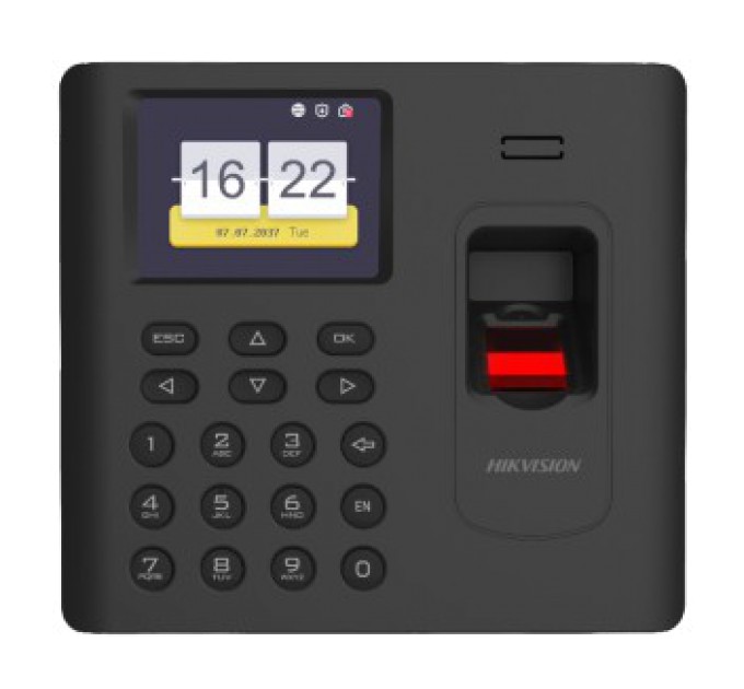Термінал обліку робочого часу Hikvision DS-K1A802AMF купити.