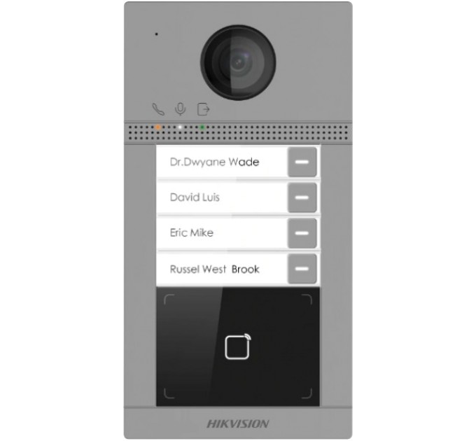 2 Мп IP виклична панель з Wi-Fi DS-KV8413-WME1(B)/Flush купити.
