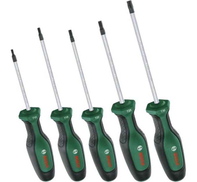 Набір викруток Bosch Torx10-30 (1600A02BX6) 6 шт купити.