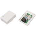 Розетка комп'ютерна одинарна EServer 1хRJ45 UTP CAT5e купити.