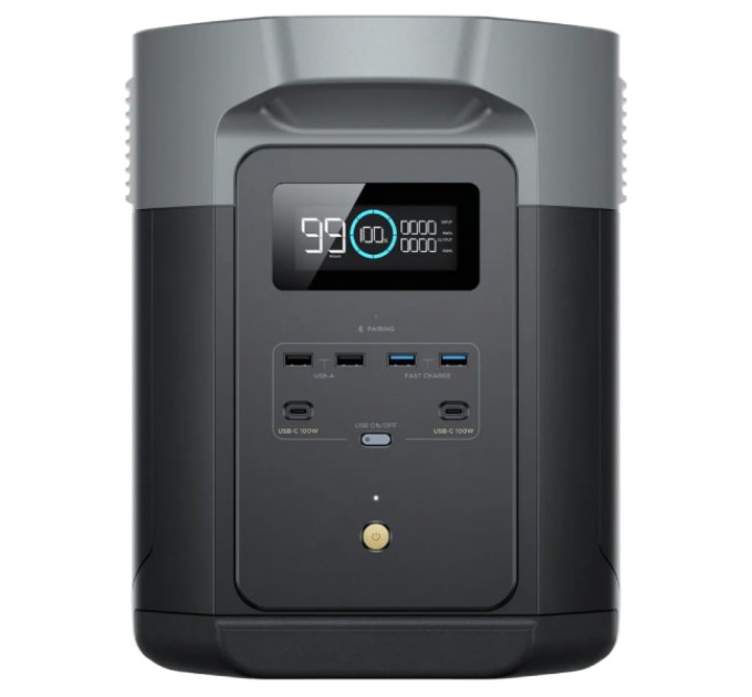 Портативне джерело живлення EcoFlow DELTA 2 Max 2400Вт купити.