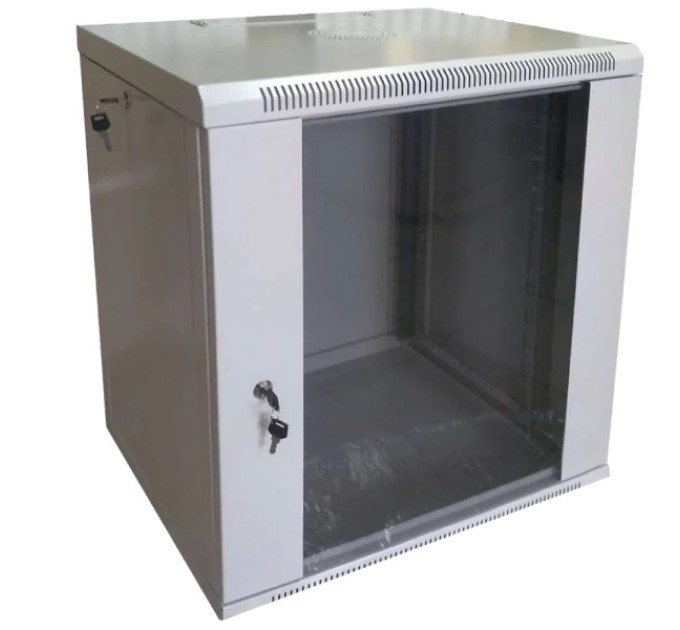 Шафа коммутаційна настінна 12U 600x600 розбірна Hypernet WMNC66-12U-FLAT