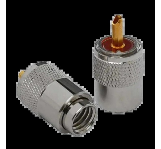 Роз'єм накрутка N-male UHF PL-259 на кабель RG-213 купити.