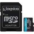 Модуль флеш-пам'яті Kingston 256GB microSDXC Canvas Go Plus Gen4 A2 U3 V30 Card + Adapter купити.
