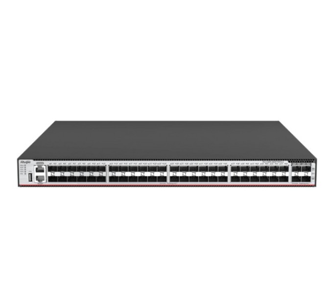 Комутатор 48 портів керований Ruijie RG-CS85-48SFP4XS-D L3 купити.