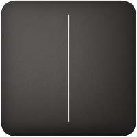 Кнопка двоклавішного вимикача Ajax Ajax SoloButton (2-gang) [55] black