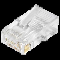 Конектор Merlion RJ-45 8P8C UTP Cat-6 (100 шт)