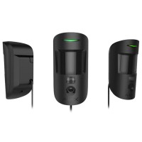 Superior MotionCam (PhOD) black Fibra Проводной извещатель движения с поддержкой фотоверификации Ajax