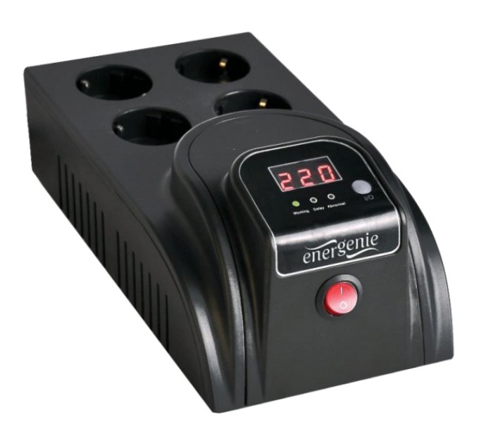 Автоматичний регулятор EnerGenie EG-AVR-E1000-01 1000ВА купити.