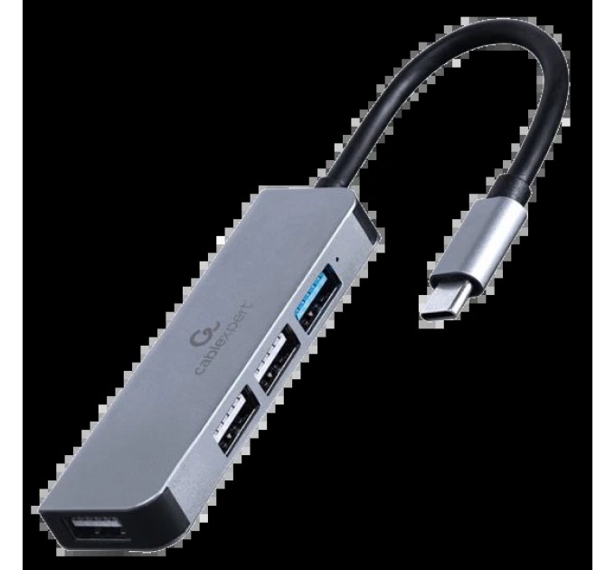 USB-концентратор Cablexpert UHB-CM-U3P1U2P3-01USB-С 1 х USB 3.1 Gen1 (5 Gbps), 3 х USB 2.0 купити.
